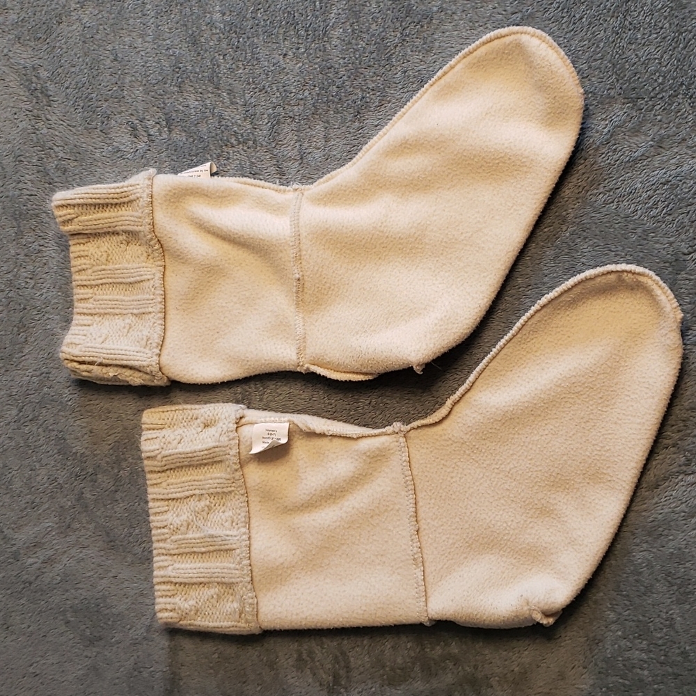 L.L.Bean fleece and knit boot liners